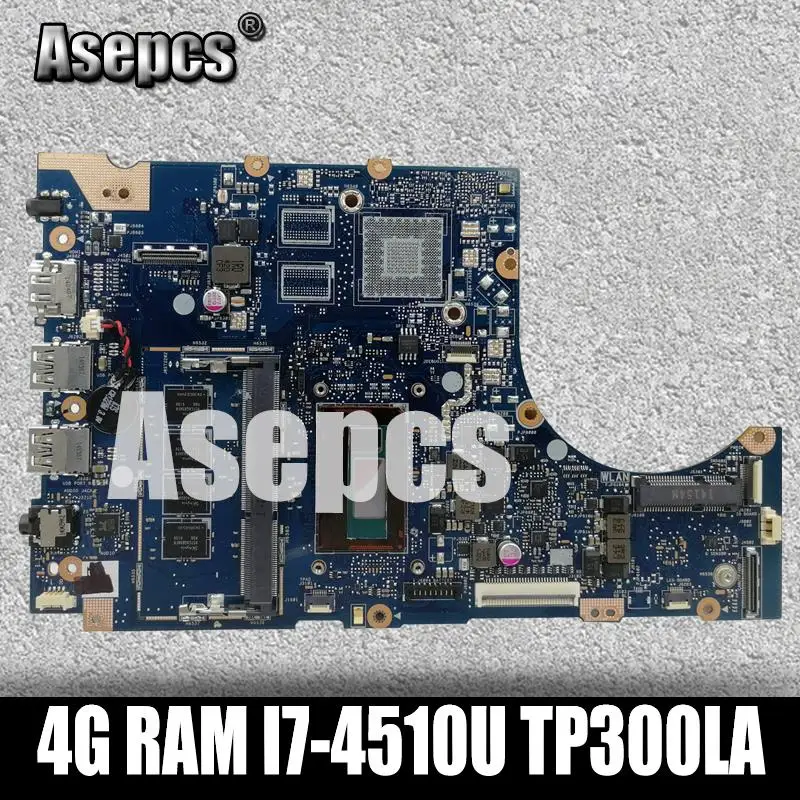 Asepcs TP300LA материнская плата для ноутбука For Asus Q302LA Q302L TP300 TP300L тест оригинальная 4G RAM