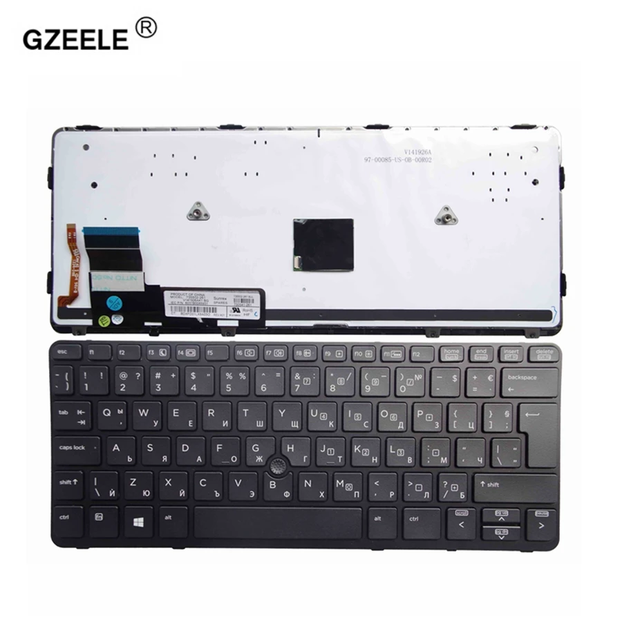 GZEELE BU New laptop keyboard FOR HP EliteBook 820 G1 820 G2 backlight with point Win8
GZEELE BU New laptop keyboard FOR HP EliteBook 820 G1 820 G2 backlight with point Win8