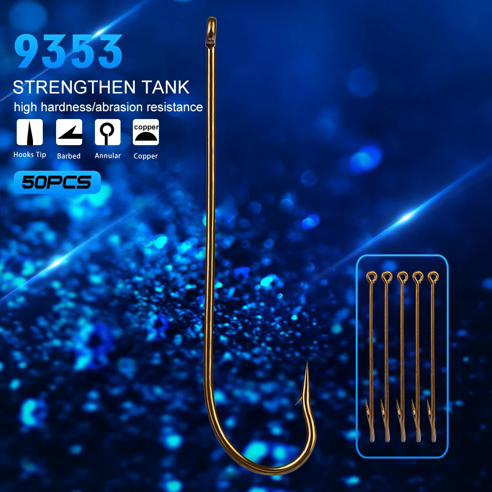 50pcs/lot Saltwater Carp Fishing Hook 1#-12# High-Carbon Steel Fishhook High Strength 1/0#-6/0# Anzol Pesca Jig Hooks Tackle
50pcs/lot Saltwater Carp Fishing Hook 1#-12# High-Carbon Steel Fishhook High Strength 1/0#-6/0# Anzol Pesca Jig Hooks Tackle