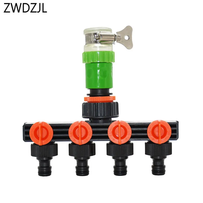 Garden hose water splitter 4 way Tap 5/8" Round tap connector water splitter Garden tap Shunt four outlets 1set
Garden hose water splitter 4 way Tap 5/8" Round tap connector water splitter Garden tap Shunt four outlets 1set