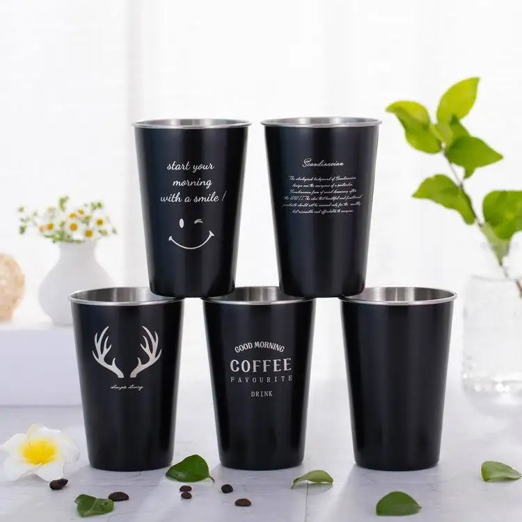 Northern Europe Ins Industry Wind 304 Stainless Steel Spray Paint Beer Cup Cold Water Drinks Cup Household Office Use Gargle Cup
Northern Europe Ins Industry Wind 304 Stainless Steel Spray Paint Beer Cup Cold Water Drinks Cup Household Office Use Gargle Cup
