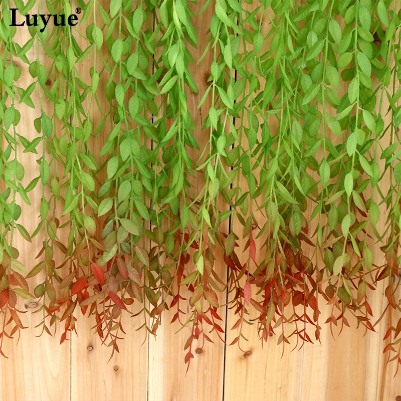 110CM 6 pieces Artificial Plants Long Green wicker leaf garden plant Vine Rattan Home Decorative plant Wall Decoration
110CM 6 pieces Artificial Plants Long Green wicker leaf garden plant Vine Rattan Home Decorative plant Wall Decoration