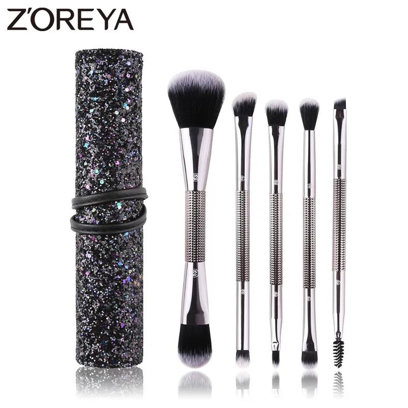 Zoreya Brand Double Head Makeup Brushes Eye Shadow Lip Make Up Tools Cruelty Free Blending Powder Foundation Cosmetic Brush
Zoreya Brand Double Head Makeup Brushes Eye Shadow Lip Make Up Tools Cruelty Free Blending Powder Foundation Cosmetic Brush