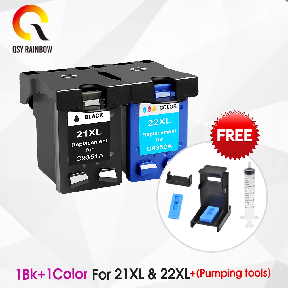 CMYK SUPPLIES Remanufactured ink cartridge For HP 21 22 for HP 21xL 22XL Deskjet F380 F2280 3910 3915 3918 3920 3940 D1530
CMYK SUPPLIES Remanufactured ink cartridge For HP 21 22 for HP 21xL 22XL Deskjet F380 F2280 3910 3915 3918 3920 3940 D1530