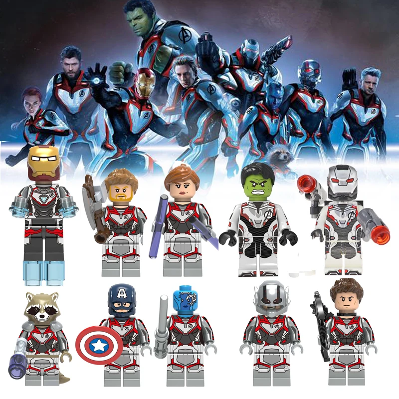 Single Sale Avengers 4 Endgame Figures Quantum Realm Suits War Machine Black Widow Nebula Legoe Minifigured Building Blocks Toys
Single Sale Avengers 4 Endgame Figures Quantum Realm Suits War Machine Black Widow Nebula Legoe Minifigured Building Blocks Toys