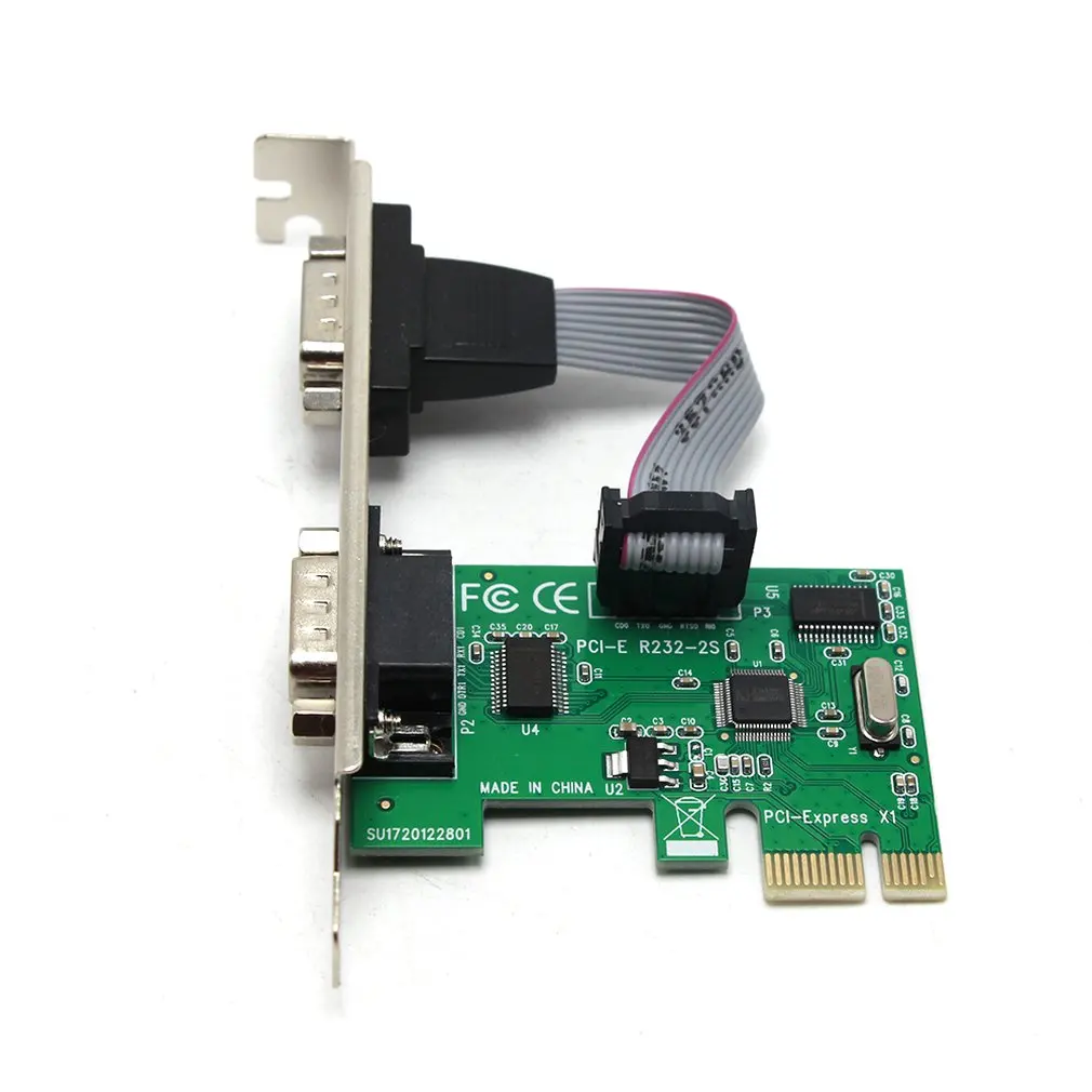 For Ssu Pci-E Serial Card Pci-E To Serial Port Card R232 Interface 9-Pin Com Port Card Industrial Control Expansion Card
For Ssu Pci-E Serial Card Pci-E To Serial Port Card R232 Interface 9-Pin Com Port Card Industrial Control Expansion Card