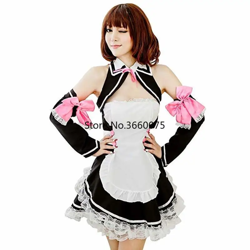 Lolita Sweet Maid Dress Womens Anime Cosplay Costumes Lingerie Lace Babydoll Halloween for Women
Lolita Sweet Maid Dress Womens Anime Cosplay Costumes Lingerie Lace Babydoll Halloween for Women