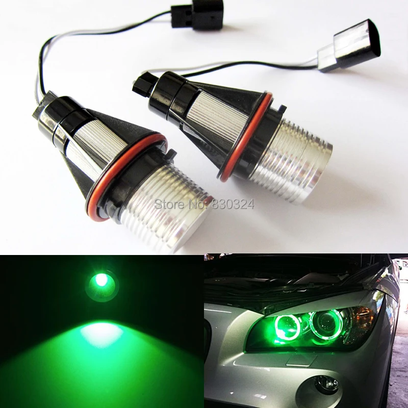 2X5W 10W Green LED ANGEL EYE HALO RING MARKER BULB for BMW E39 E53 E60 E61 E63 E64 E65 E66 E87
2X5W 10W Green LED ANGEL EYE HALO RING MARKER BULB for BMW E39 E53 E60 E61 E63 E64 E65 E66 E87