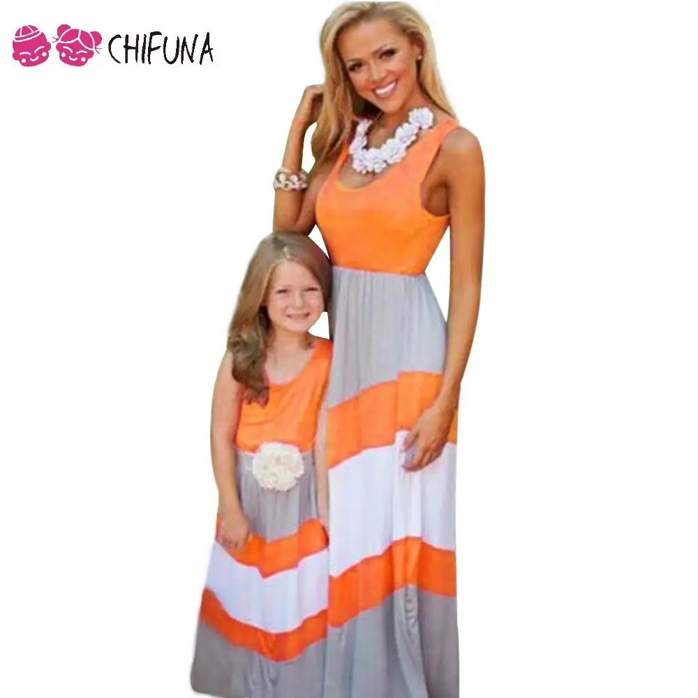 Mother Daughter Dresses Family Looking Matching Clothes Kids Casual Sleeveless Baby Girls Long Dress Summer 2017 Vestidos
Mother Daughter Dresses Family Looking Matching Clothes Kids Casual Sleeveless Baby Girls Long Dress Summer 2017 Vestidos