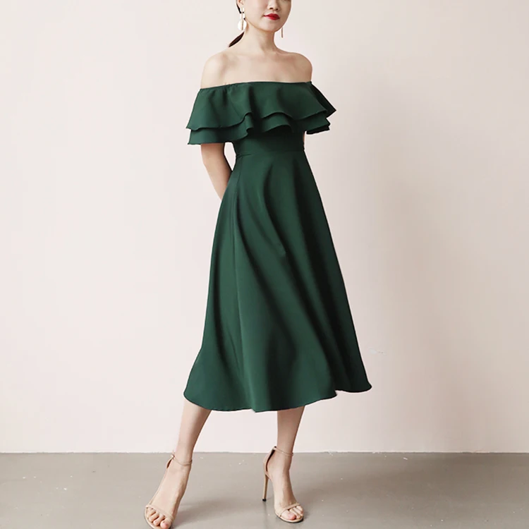 Sexy Boho Dress Women Slim Slash Neck Solid Long Robe 2019 New Female Off Shoulder Ruffles Beach Dresses Ladies Bodycon Dress
Sexy Boho Dress Women Slim Slash Neck Solid Long Robe 2019 New Female Off Shoulder Ruffles Beach Dresses Ladies Bodycon Dress
