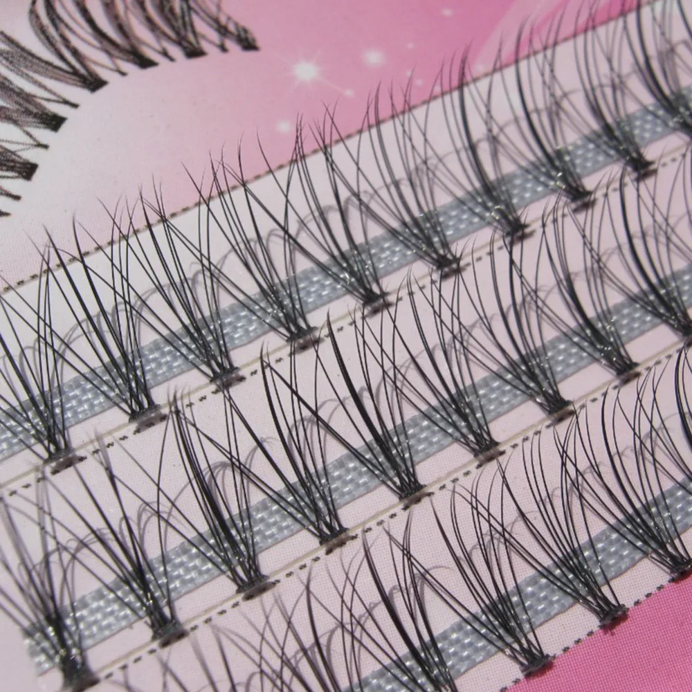 Fashion 60pcs Professional Makeup Individual Cluster Eye Lashes Grafting Fake False Eyelashes Free Shipping
Fashion 60pcs Professional Makeup Individual Cluster Eye Lashes Grafting Fake False Eyelashes Free Shipping