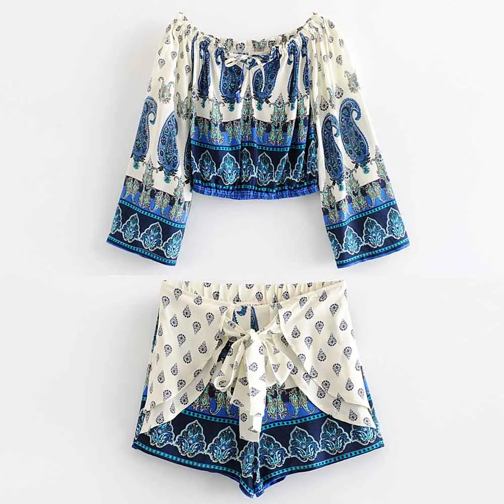FIRSTTO 2019 Fashion Bohemia Blue and white Porcelain Cashew Floral Print Slash Neck Tied Bow Blouse Long Sleeve Shirt Sexy Tops
FIRSTTO 2019 Fashion Bohemia Blue and white Porcelain Cashew Floral Print Slash Neck Tied Bow Blouse Long Sleeve Shirt Sexy Tops