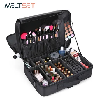 Makeup Organizer Professional Makeup Case Travel Women Cosmetic Suitcase Essential Oil Storage Bag Men's Cosmetic Bags & Cases
Makeup Organizer Professional Makeup Case Travel Women Cosmetic Suitcase Essential Oil Storage Bag Men's Cosmetic Bags & Cases