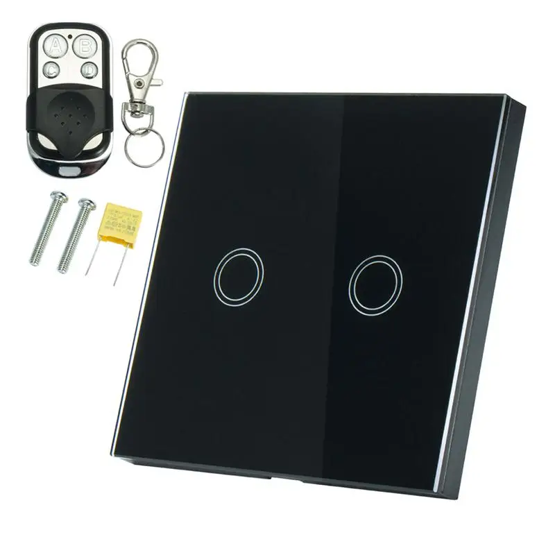 UXCELL Touch Control Switch Home Wall Light Switch EU Standard 1 Way 2 Gang Sensitive Switches Accessories AC 110-240V 50/60Hz
UXCELL Touch Control Switch Home Wall Light Switch EU Standard 1 Way 2 Gang Sensitive Switches Accessories AC 110-240V 50/60Hz