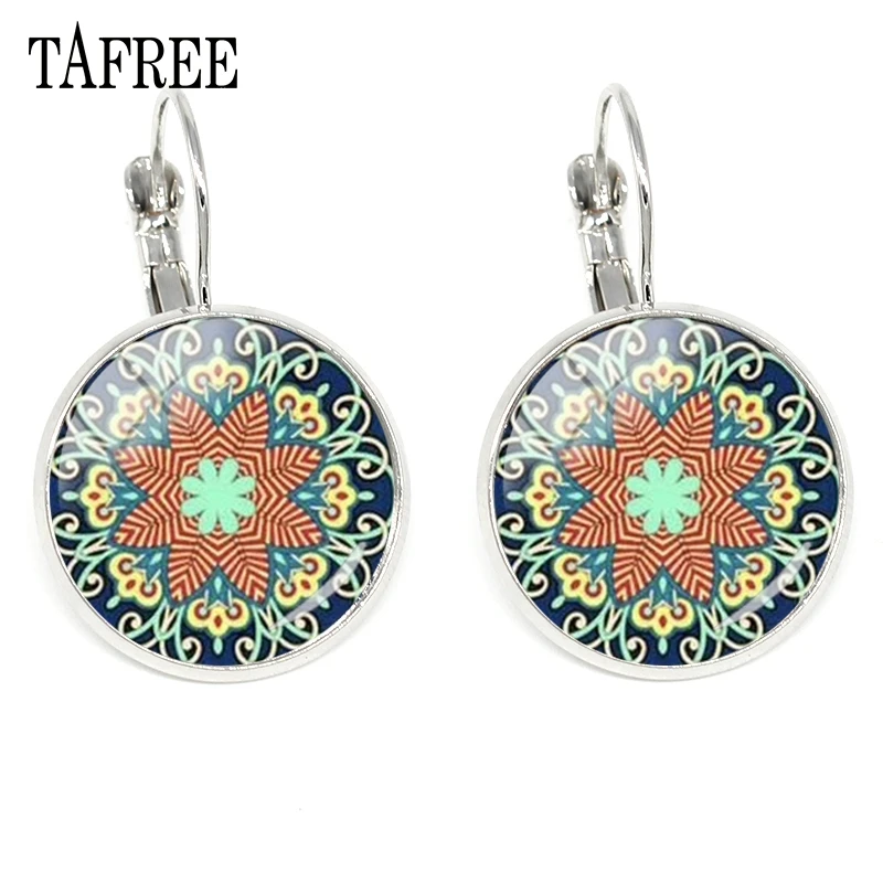 TAFREE Yoga Henna Mandala Clip Earrings Novelty Fashion Women Round Silver Color Earring Colorful Mandala Flower Jewelry HN173
TAFREE Yoga Henna Mandala Clip Earrings Novelty Fashion Women Round Silver Color Earring Colorful Mandala Flower Jewelry HN173