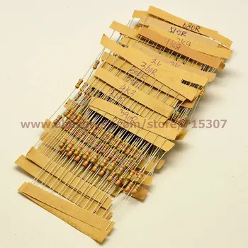 PHISCALE metal film resistor assorted kit 200ohm - 4.3k ohm 1/4w 0.25w 1% tolerance commonly used 30 values 10x 30= 300pcs
PHISCALE metal film resistor assorted kit 200ohm - 4.3k ohm 1/4w 0.25w 1% tolerance commonly used 30 values 10x 30= 300pcs