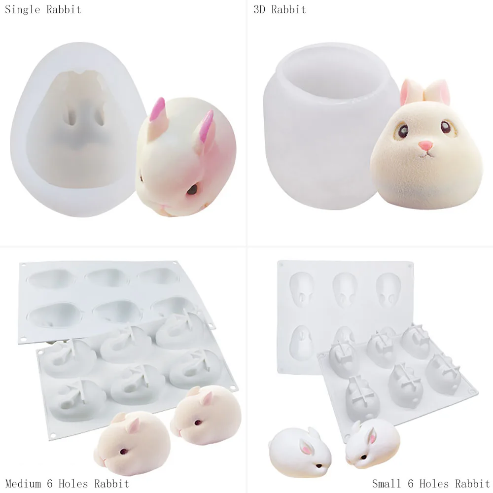 GODWJ New Cake Decorating Moulds Silicone 3D Carton Rabbit Cake Molds Silicone Molds for Baking Dessert Mousse 6 Holes
GODWJ New Cake Decorating Moulds Silicone 3D Carton Rabbit Cake Molds Silicone Molds for Baking Dessert Mousse 6 Holes