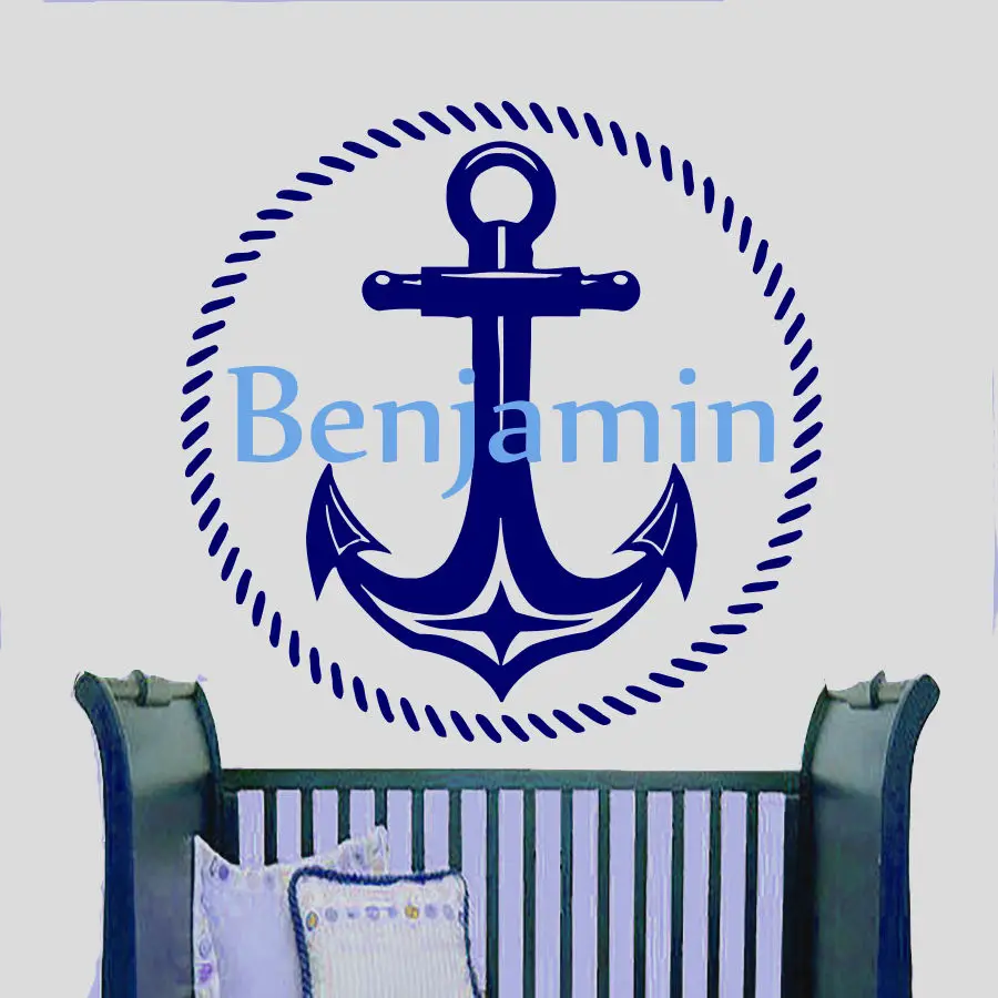 Anchor Boy Nautical Custom Name Personalized Name Wall Sticker Vinyl Art Poster Mural Decals Design Kids Baby Bedroom Decor W342
Anchor Boy Nautical Custom Name Personalized Name Wall Sticker Vinyl Art Poster Mural Decals Design Kids Baby Bedroom Decor W342