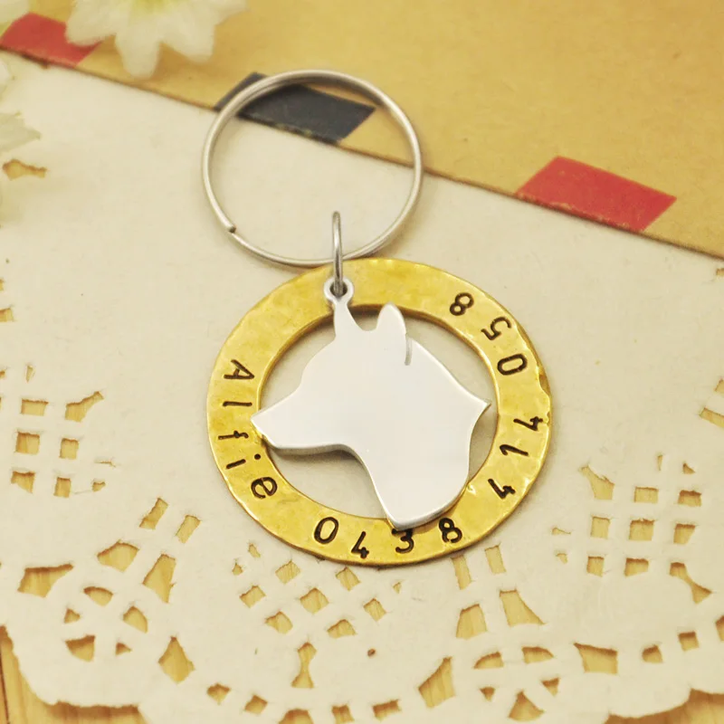 Personalized Welsh Corgi Dog Tag, Hand Stamped Dog Tag, Customized Name & Phone number, Pet Jewelry, Your Dog ID tag
Personalized Welsh Corgi Dog Tag, Hand Stamped Dog Tag, Customized Name & Phone number, Pet Jewelry, Your Dog ID tag