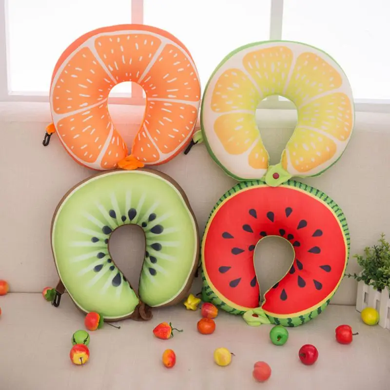 3D Fruit U Shaped Pillow Cute Car Travel Massage Pillow great gift Cushion Nanoparticles Neck Protection Pillow 2019 New
3D Fruit U Shaped Pillow Cute Car Travel Massage Pillow great gift Cushion Nanoparticles Neck Protection Pillow 2019 New