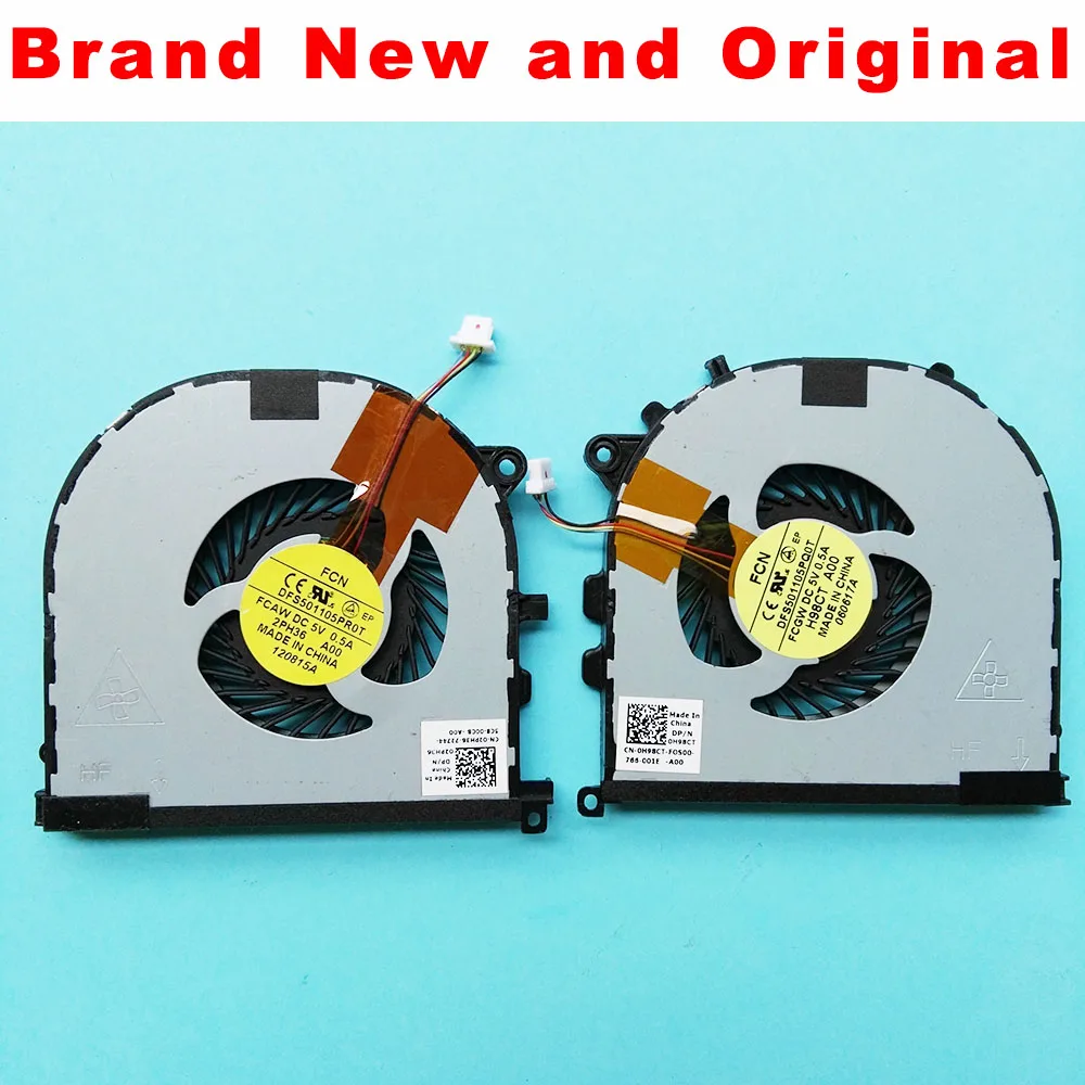 New Original CPU fan for Dell XPS 15 9530 Precision M3800 laptop cpu cooling fan cooler 02PH36 0H98CT DFS501105PQ0T FCGW FCAW
New Original CPU fan for Dell XPS 15 9530 Precision M3800 laptop cpu cooling fan cooler 02PH36 0H98CT DFS501105PQ0T FCGW FCAW
