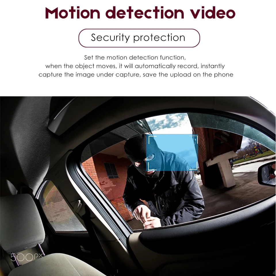 Motion Detection Sound Audio Video Recorder Dictaphone Registrar Handle Camera Video Recording Noise Reduction Magnetic Design
Motion Detection Sound Audio Video Recorder Dictaphone Registrar Handle Camera Video Recording Noise Reduction Magnetic Design