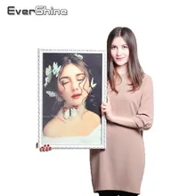 Evershine יהלומי ציור תמונה מותאם אישית רקמת יהלומים מלא כיכר יהלומי פסיפס תמונה של Rhinestones מלא סט חרוזים אמנות(China)