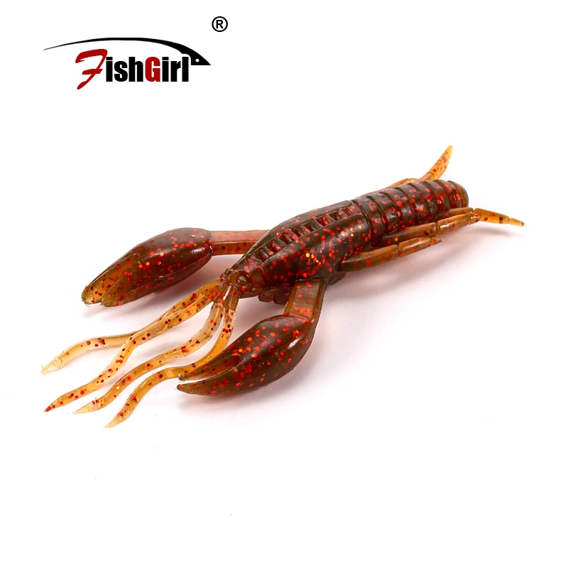 4 pieces /pack Hammer Shrimp 80mm 5.4g Soft Bait Lures Water Speed Sinking Mulit Isca Artificial Bait Crap Fishing Flavored
4 pieces /pack Hammer Shrimp 80mm 5.4g Soft Bait Lures Water Speed Sinking Mulit Isca Artificial Bait Crap Fishing Flavored