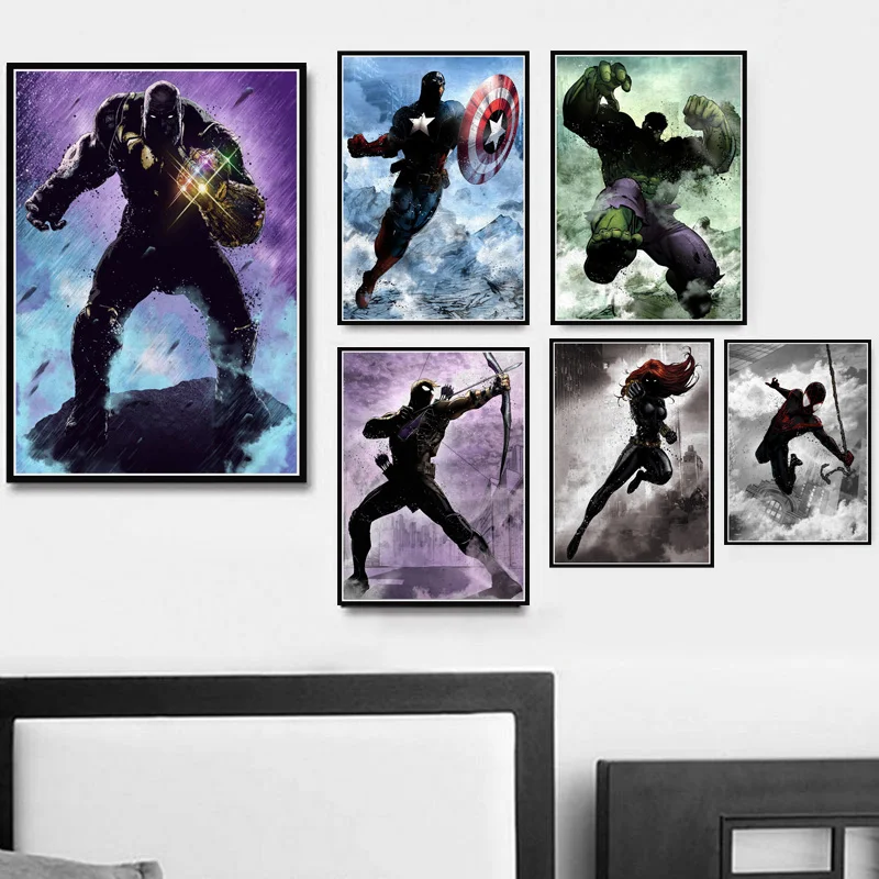 Hot Avengers Poster Deadpool Venom Iron Man Captain America Superheros Art Painting Prints Wall Pictures Living Room Home Decor
Hot Avengers Poster Deadpool Venom Iron Man Captain America Superheros Art Painting Prints Wall Pictures Living Room Home Decor
