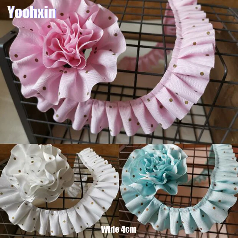 4CM Wide Luxury blue white pink Embroidery flower lace fabric trim ribbon DIY sewing bridal applique collar guipure dress decor
4CM Wide Luxury blue white pink Embroidery flower lace fabric trim ribbon DIY sewing bridal applique collar guipure dress decor