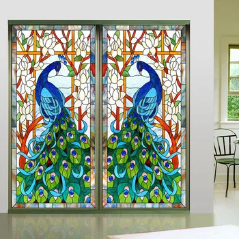 Custom size top grade PVC self adhesive or static cling decorative frosted privacy window film Retro decoration H903 
Custom size top grade PVC self adhesive or static cling decorative frosted privacy window film Retro decoration H903