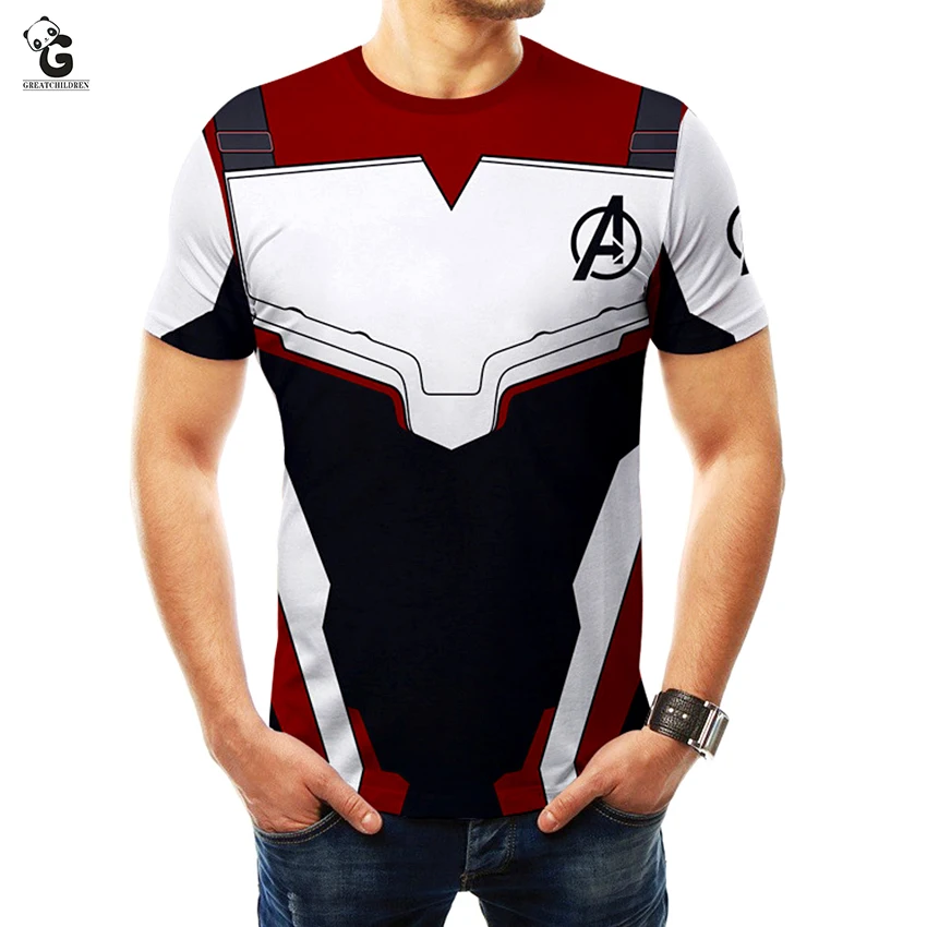 Endgame Costumes Captain America Quantum Battle Suit T shirts Men Iron man Costume Tracksuit Tops Halloween Costumes for Men
Endgame Costumes Captain America Quantum Battle Suit T shirts Men Iron man Costume Tracksuit Tops Halloween Costumes for Men