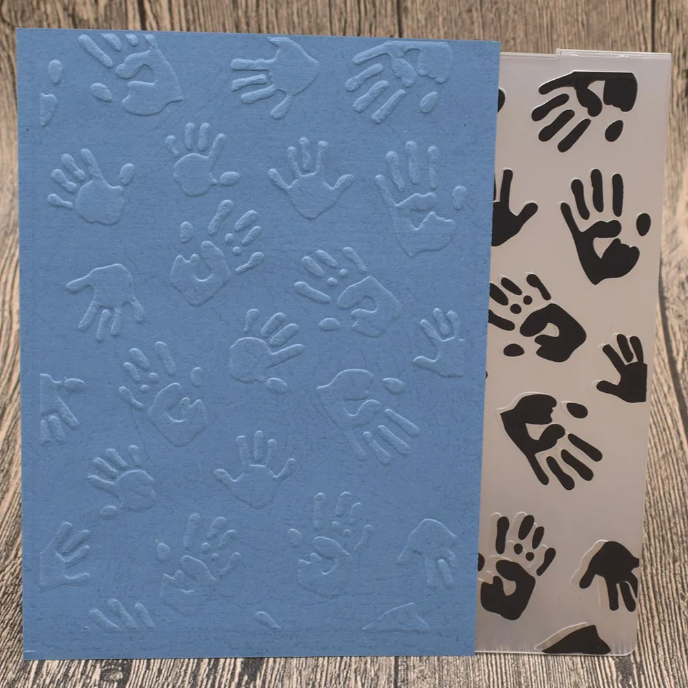 Hand Palms Plastic Embossing Folders for Card Making Scrapbooking Wedding Paper Cards Photo Album Decor
Hand Palms Plastic Embossing Folders for Card Making Scrapbooking Wedding Paper Cards Photo Album Decor