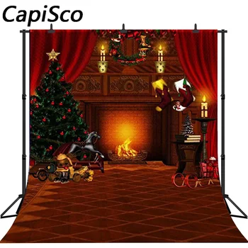 Capisco Christmas Photography Background fireplace and Christmas tree photo background fairy tale background Studio vinyl
Capisco Christmas Photography Background fireplace and Christmas tree photo background fairy tale background Studio vinyl