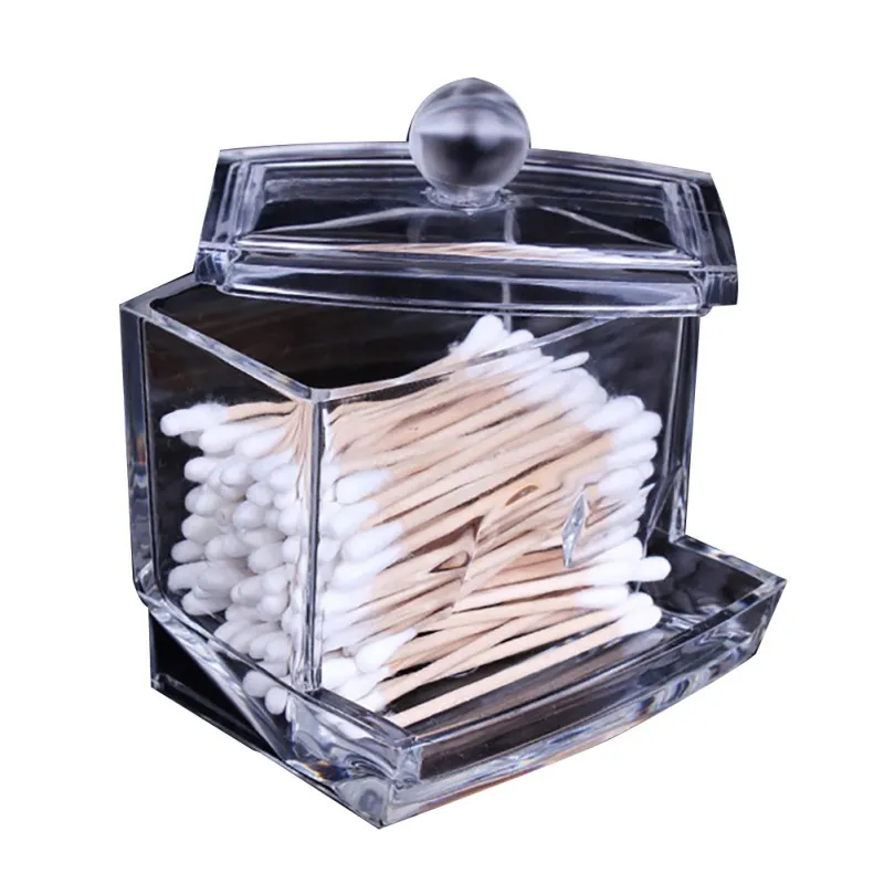 CAMMITEVER Transparent Clear Acrylic Q-tip Holder Box Cotton Swabs Stick Storage Cosmetic Makeup Case Boxes
CAMMITEVER Transparent Clear Acrylic Q-tip Holder Box Cotton Swabs Stick Storage Cosmetic Makeup Case Boxes