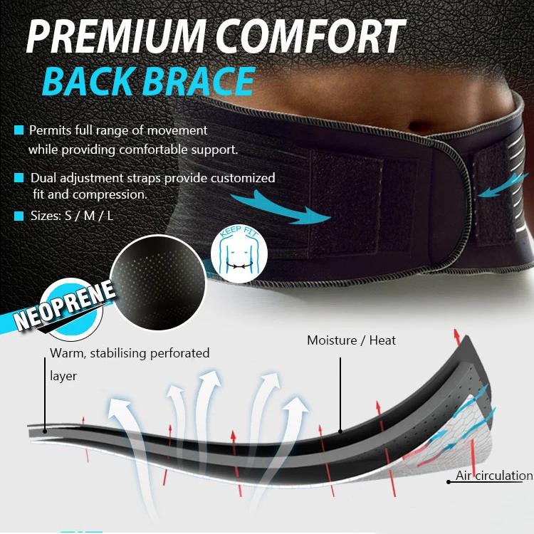 Waist Support Sports Safety Ergonomic Lumbar Pads Posture Support Belt Relieves Lower Back Pain Naturally for Men and Women
Waist Support Sports Safety Ergonomic Lumbar Pads Posture Support Belt Relieves Lower Back Pain Naturally for Men and Women