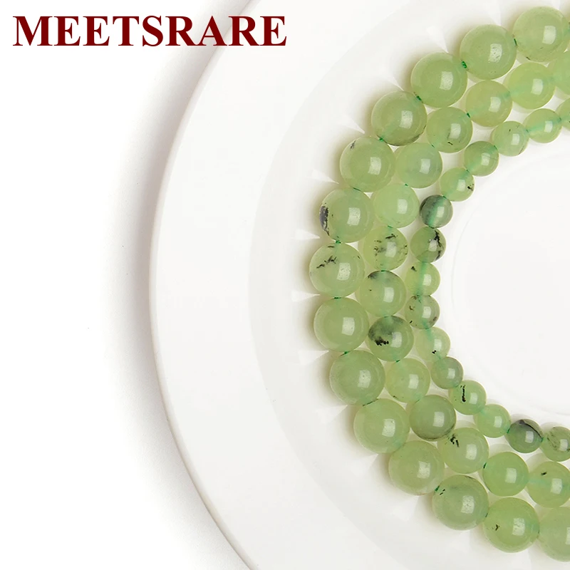 Natural stone Green Prehnites round beads 6 8 10mm For Jewelry Making DIY Necklace & Bracelet
Natural stone Green Prehnites round beads 6 8 10mm For Jewelry Making DIY Necklace & Bracelet