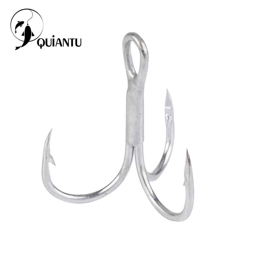 QUIANTU 10 Pcs / lot Fishing Hook Super Strong Triplets Sharp Hook 1# 2# 4# 6# 8# 10# Fishing Tackle Hooks Crankbait Pesca
QUIANTU 10 Pcs / lot Fishing Hook Super Strong Triplets Sharp Hook 1# 2# 4# 6# 8# 10# Fishing Tackle Hooks Crankbait Pesca