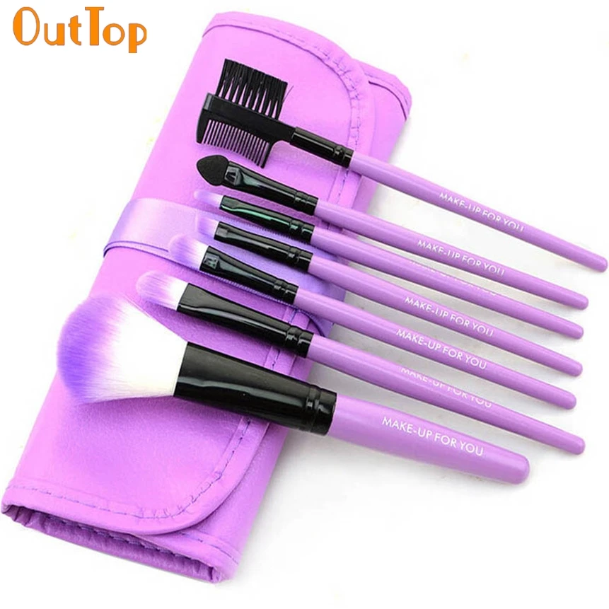 OutTop 7pcs/Set Makeup Brushes Fashion Purple Wood Make-up Brush Cosmetic Tools Beauty+Bag Makeup Garden O19 Drop ShippingHW
OutTop 7pcs/Set Makeup Brushes Fashion Purple Wood Make-up Brush Cosmetic Tools Beauty+Bag Makeup Garden O19 Drop ShippingHW