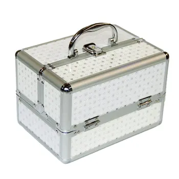 Portable Metallic Makeup Organizer Fashion Make Up Bag Cosmetic Storage Bag Women Multilayer Dot Pattern Travel Makeup Box
Portable Metallic Makeup Organizer Fashion Make Up Bag Cosmetic Storage Bag Women Multilayer Dot Pattern Travel Makeup Box