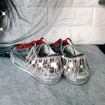 Korean version of the trend of diamonds flat canvas shoes retro old dirty shoes small white shoes casual single shoes women
Korean version of the trend of diamonds flat canvas shoes retro old dirty shoes small white shoes casual single shoes women