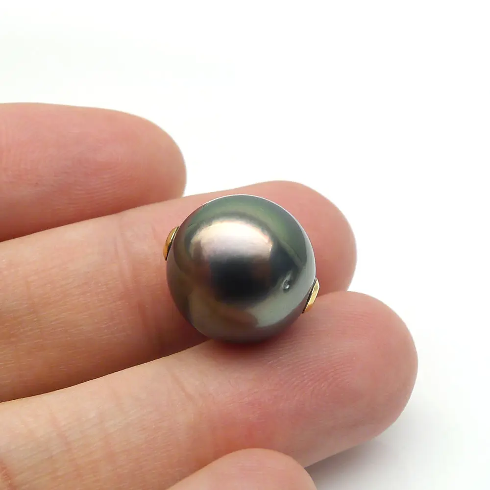 FREE SHIPPING 14MM Big Natural Black Real Tahitian Cultured Pearl Pendant 18 Yellow Gold
FREE SHIPPING 14MM Big Natural Black Real Tahitian Cultured Pearl Pendant 18 Yellow Gold