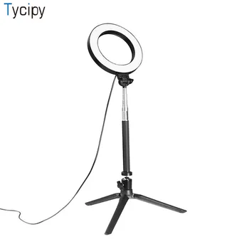 Efluky Ring Light LED Photography Selfie Light Photo Camera Video Table Mini Light Lamp With Tripod USB Power Cord for Make up
Efluky Ring Light LED Photography Selfie Light Photo Camera Video Table Mini Light Lamp With Tripod USB Power Cord for Make up