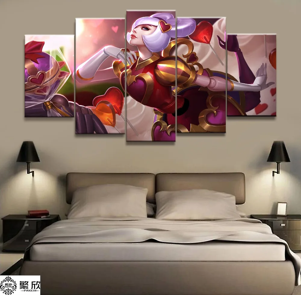 5 Panel LOL League of Legends Orianna Game Canvas Printed Painting For Living Room Wall Art Decor HD Picture Artworks Poster
5 Panel LOL League of Legends Orianna Game Canvas Printed Painting For Living Room Wall Art Decor HD Picture Artworks Poster