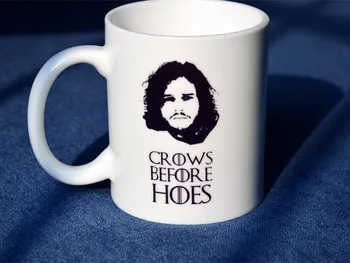 New Quality Ceramic Coffee Mug Cup Of Game of Thrones Jon Snow Crows Before Hoes
New Quality Ceramic Coffee Mug Cup Of Game of Thrones Jon Snow Crows Before Hoes