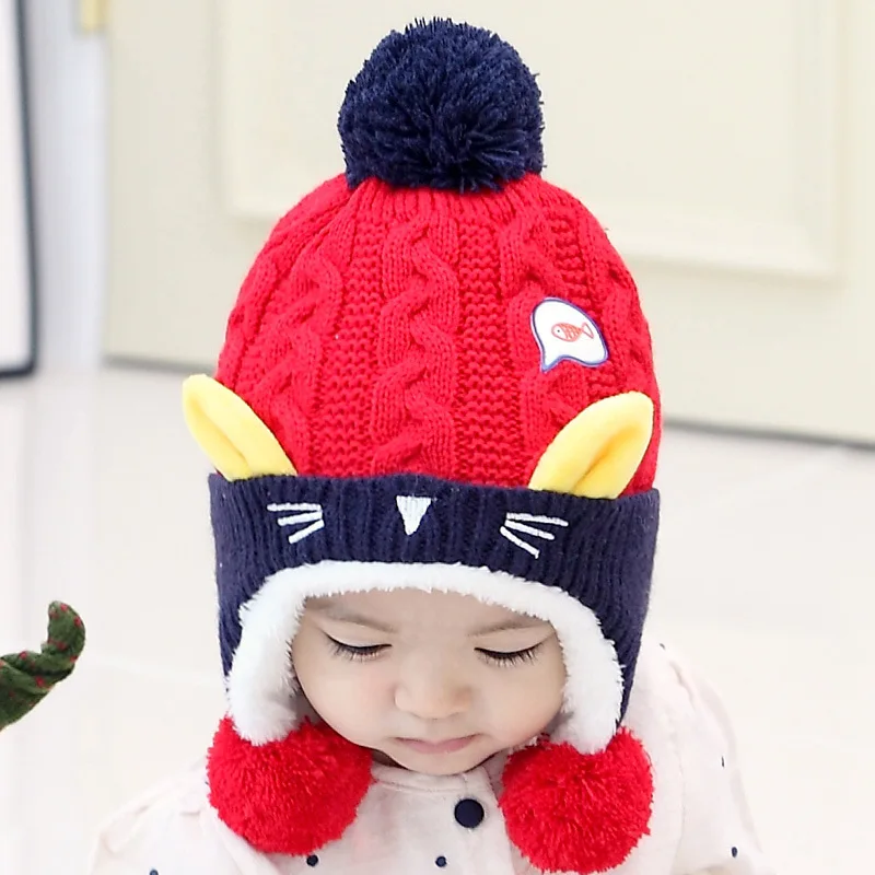New Winter Autumn Baby Hat Thickening with Velvet Unisex Toddlers Warm Ears Beanie Caps Cute Cartoon Baby Accessories
New Winter Autumn Baby Hat Thickening with Velvet Unisex Toddlers Warm Ears Beanie Caps Cute Cartoon Baby Accessories
