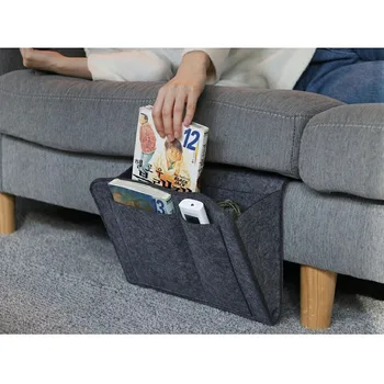Felt Bedside Storage Bag Organizer with Multi-Pockets for Bedroom Dorm Bolsa de almacenamiento junto a la cama RT99
Felt Bedside Storage Bag Organizer with Multi-Pockets for Bedroom Dorm Bolsa de almacenamiento junto a la cama RT99