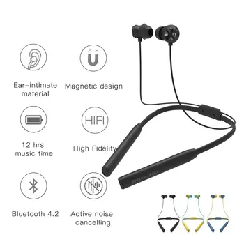 Bluetooth Wireless Earphone Fashionable Portable Noise-reducing Sports Neck-mounted In-ear Music Earphone
Bluetooth Wireless Earphone Fashionable Portable Noise-reducing Sports Neck-mounted In-ear Music Earphone