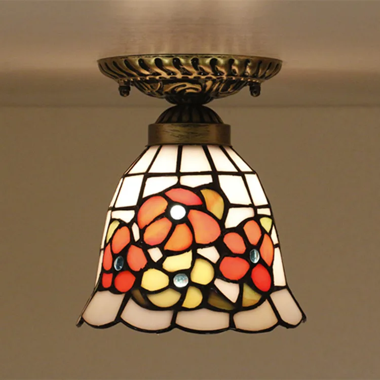Dia16cm Stained Glass Ceiling Light European Aisle Balcony Corridor Stairs Ceiling Lamp Tiffany Kitchen Bathroom Ceiling Lights
Dia16cm Stained Glass Ceiling Light European Aisle Balcony Corridor Stairs Ceiling Lamp Tiffany Kitchen Bathroom Ceiling Lights