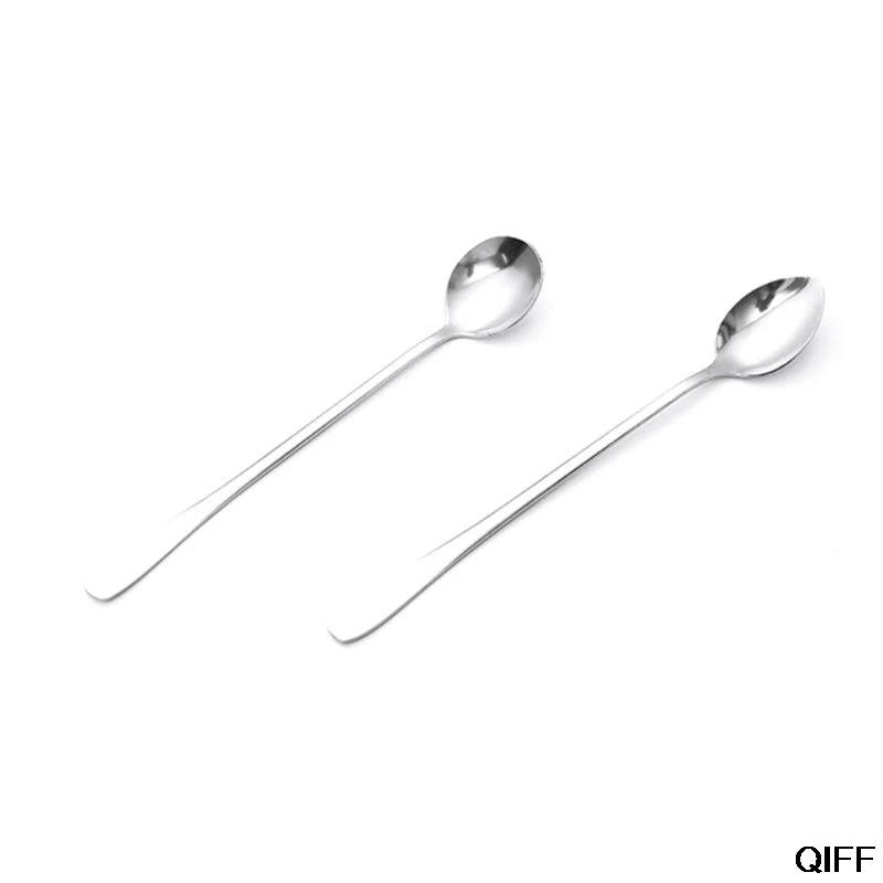 5 Pcs Long Handle Stainless Steel Tea Coffee Cocktail Ice Cream Spoon Spoons Cutlery for bar home party July 8
5 Pcs Long Handle Stainless Steel Tea Coffee Cocktail Ice Cream Spoon Spoons Cutlery for bar home party July 8